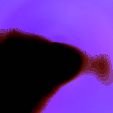 büyük bir kuşla mor ve siyah bir arkaplan