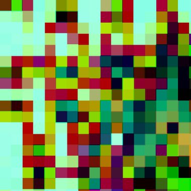 Farklı renkteki karelerin renkli arkaplanı