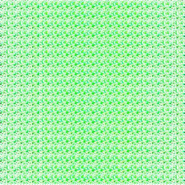 Yeşil beyaz desenli, küçük çiçekli.