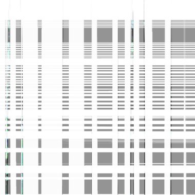 Yeşil çizgili bir hat örgüsü.