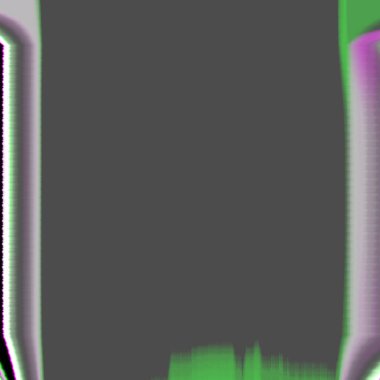 Siyah beyaz resimli yeşil ve mor bir arkaplan