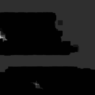 Bir kedinin siyah beyaz fotoğrafı.