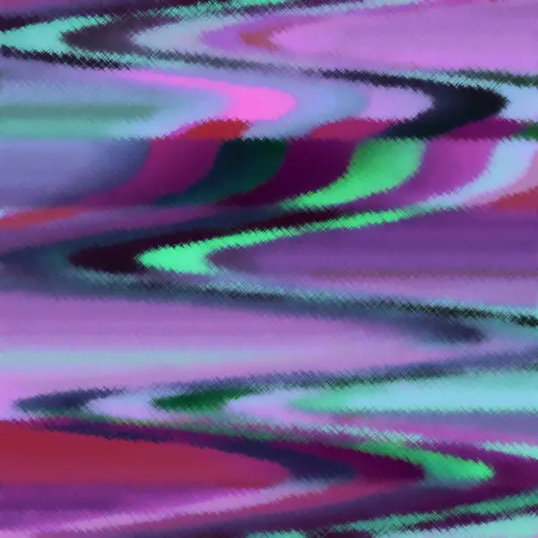 Bir dalga deseninin renkli soyut resmi