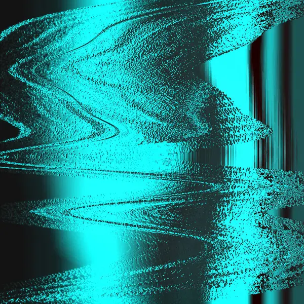 Siyah arkaplanı olan mavi ve siyah bir tablo.