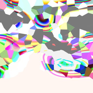 Çokgen elementlerin modern çok renkli arkaplanı. vektör