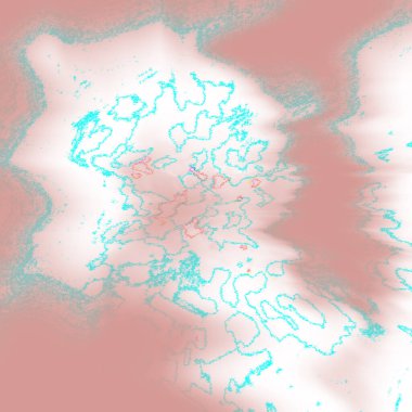 fantezi kaotik renkli fraktal desen. Soyut fraktal şekiller. 3d resimleme arkaplanı veya duvar kağıdı oluşturuluyor.