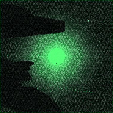 Parlak çizgiler ve yıldızlarla soyut arkaplan