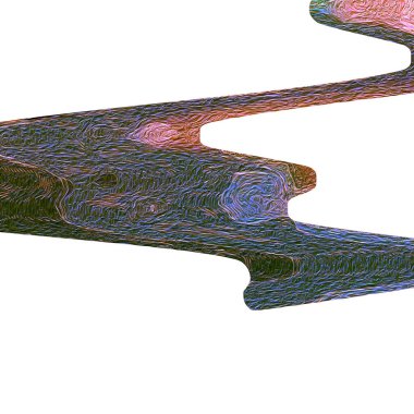 fantezi kaotik renkli fraktal desen. Soyut fraktal şekiller. 3d resimleme arkaplanı veya duvar kağıdı oluşturuluyor.