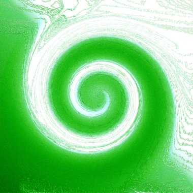 Beyaz girdaplı soyut yeşil arkaplan