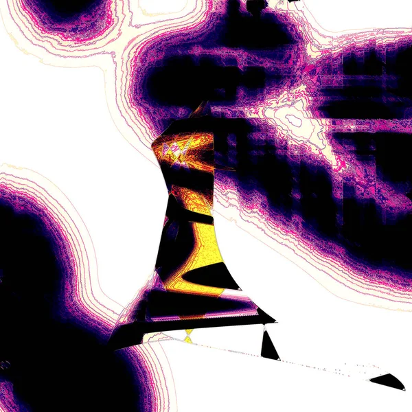 fantezi kaotik renkli fraktal desen. Soyut fraktal şekiller. 3d resimleme arkaplanı veya duvar kağıdı oluşturuluyor.