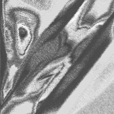 Çizik ve çatlaklarla dolu pis bir doku.