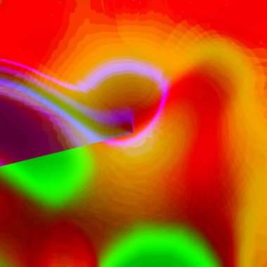 Renkli soyut arka plan. Fantezi neon fraktal kavramı