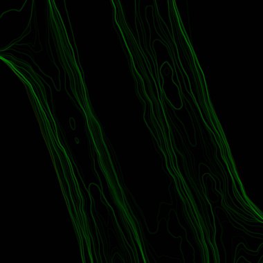 Koyu yeşil arkaplan, sıvı şekilli.