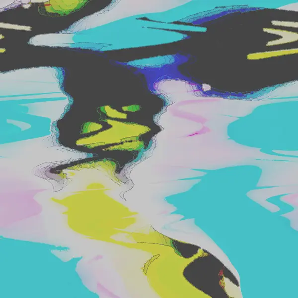 fantezi kaotik renkli fraktal desen. Soyut fraktal şekiller. 3d resimleme arkaplanı veya duvar kağıdı oluşturuluyor