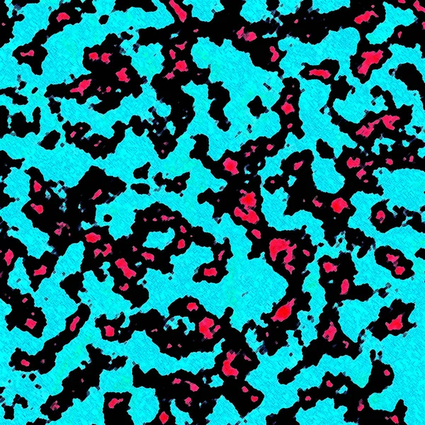 Renkli leopar benekleri olan kusursuz desen, vektör illüstrasyonu