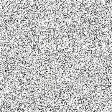 Yerde pürüzsüz siyah taşlar var. vektör illüstrasyonu.