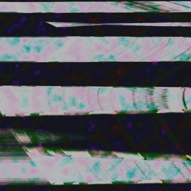 Arıza. Hata ile neon arkaplan. Piksel sanatı. Arıza pikseli. Soyut dijital ekran. Arıza tasarımı. piksel sanatı.