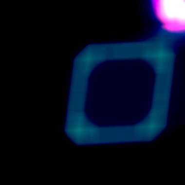 Bokeh ve ışığın soyut renkli arkaplanı