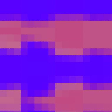 Kareler ve piksellerle soyut renkli arkaplan, vektör illüstrasyonu.