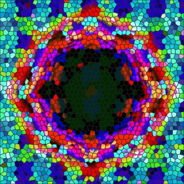 Worcestershire Açıklaması, dışa dönük eğim, bloklar, bulanık, esintili, noktalı ve çeşitli boyutlarda dalgalı şekiller 