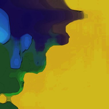 yaratıcı bir geçmiş. Canlı boya darbeleriyle boyanmış. Renkli fırça darbeleri. boya fırçalanmış duvar kağıdı.