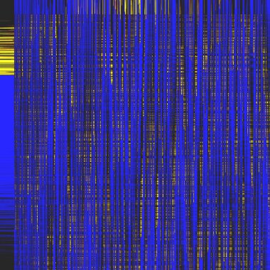 Soyut dijital fraktal model. Görünüm oranı 16: 9 olan yatay arkaplan