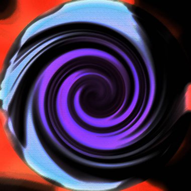 abstract digital fractal, creative design