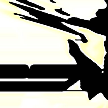 Beyaz arkaplan ile soyut fraktal vektör çizimi