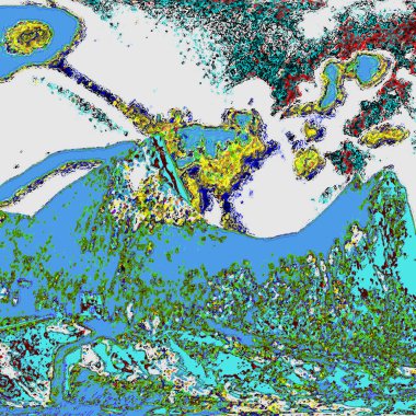 soyut renk tasarımı sanat illüstrasyonu