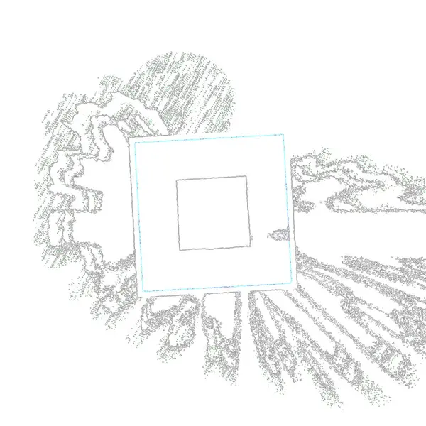 el çizimi çerçeve, vektör illüstrasyonu