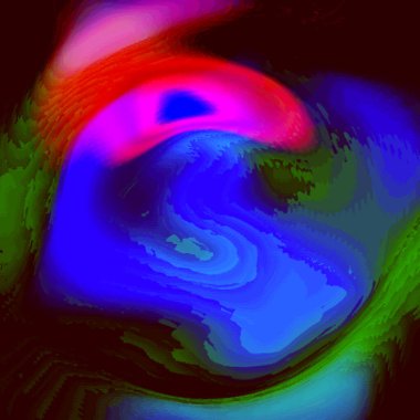 Renkli sıvı boyanın soyut arkaplanı. Mavi rengin soyut dokusu, akışkan renk boyası.