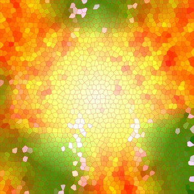 Mozaik ile soyut vektör arkaplanı