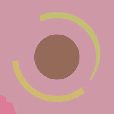 Basit daireler renkli arkaplan tasarımı