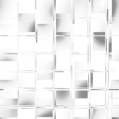 Geometrik şekillerin soyut arkaplanı. 3d oluşturma.