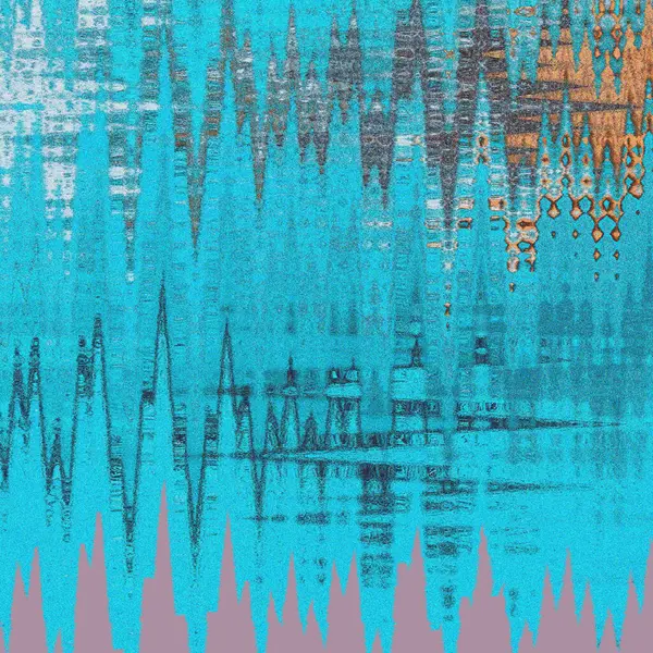 Soyut dijital fraktal desen.