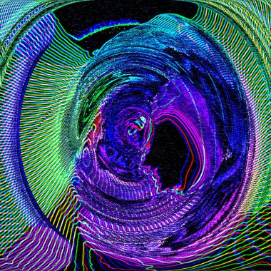 Modern tasarım çizimi. Çizgi ve renk bloğu geometrik şekiller. Pop sanat