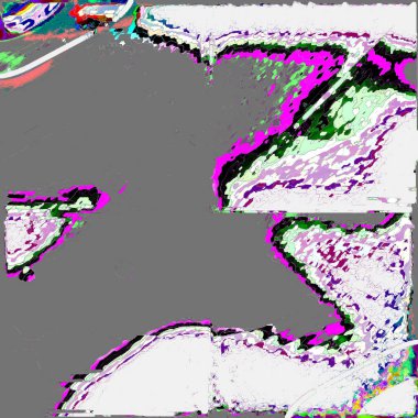 fantezi kaotik renkli fraktal desen. Soyut fraktal şekiller. 3d resimleme arkaplanı veya duvar kağıdı oluşturuluyor.