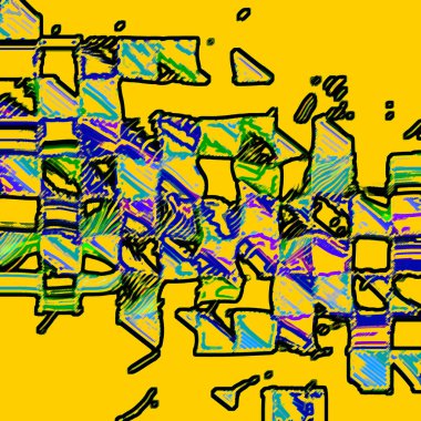 soyut renk tasarımı sanat illüstrasyonu