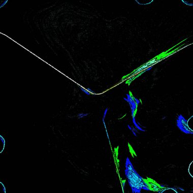 fantezi kaotik renkli fraktal desen. Soyut fraktal şekiller. 3d resimleme arkaplanı veya duvar kağıdı oluşturuluyor