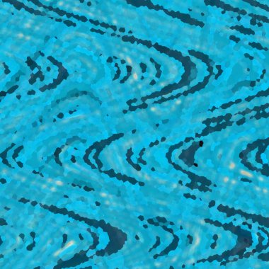 Mavi tonlarda kusursuz soyut desen