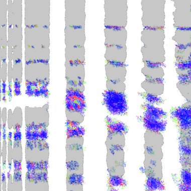 Modern tasarım çizimi. Çizgi ve renk bloğu geometrik şekiller. Pop sanat