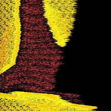 Soyut dijital fraktal model. yatay oryantasyon. psikedelik geometrik doku.