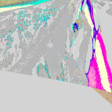 fantezi kaotik renkli fraktal desen. Soyut fraktal şekiller. 3d resimleme arkaplanı veya duvar kağıdı oluşturuluyor