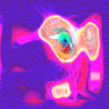 fantezi kaotik renkli fraktal desen. Soyut fraktal şekiller. 3d resimleme arkaplanı veya duvar kağıdı oluşturuluyor.