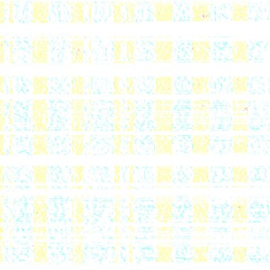 Soyut geometrik desen üretken hesaplama sanatı illüstrasyonu, fayans renk parçalarının taklidi