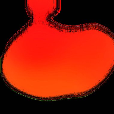 Beyaz arkaplanda kırmızı kan hücresi