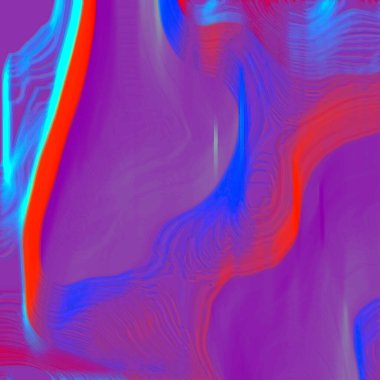 fantezi kaotik renkli fraktal desen. Soyut fraktal şekiller. 3d resimleme arkaplanı veya duvar kağıdı oluşturuluyor