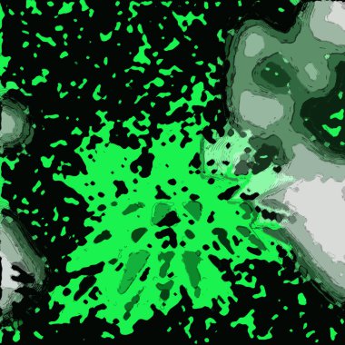 Modern tasarım çizimi. Çizgi ve renk bloğu geometrik şekiller. Pop sanat