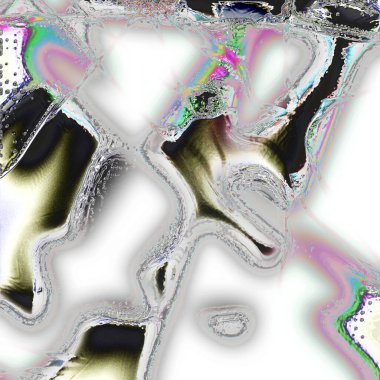 fantezi kaotik renkli fraktal desen. Soyut fraktal şekiller. 3d resimleme arkaplanı veya duvar kağıdı oluşturuluyor.