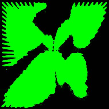 bir deseni olan yeşil ve siyah arkaplan